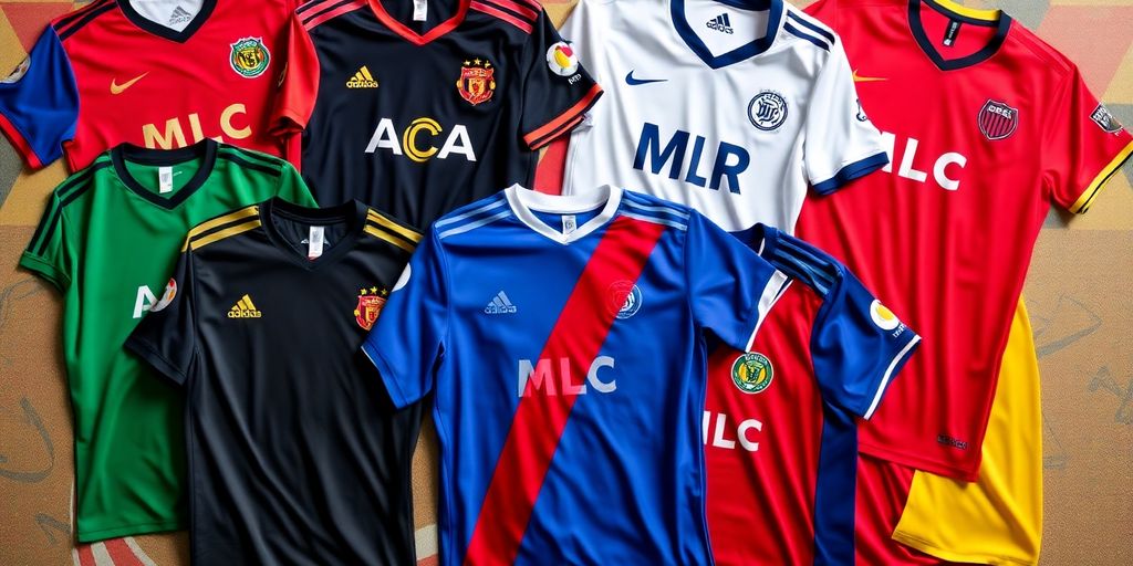 Colorful MLS soccer jerseys from top teams for 2024.