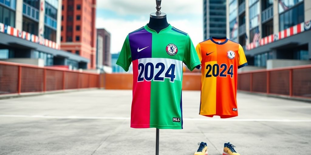 2024 MLS jersey on a model in an urban setting.