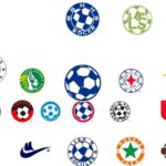 Collage of Major League Soccer logos through the years.
