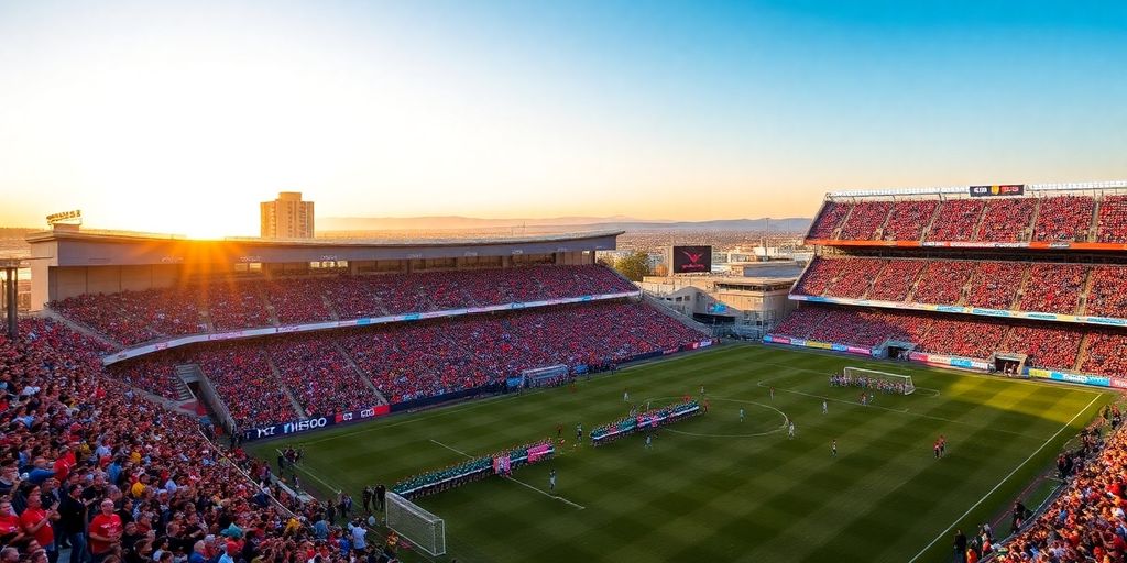 San Diego soccer fans cheering in a stadium.