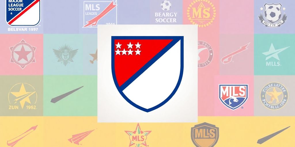 Collage of MLS logos showcasing their evolution and colors.