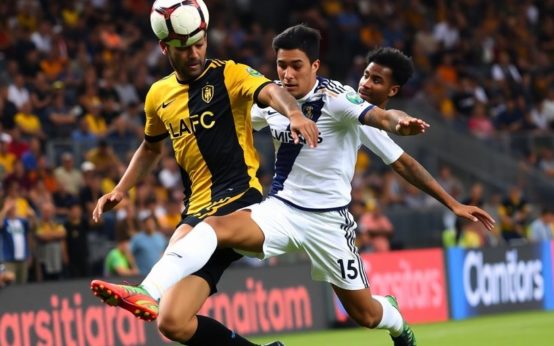 Mark Delgado in action against LA Galaxy.