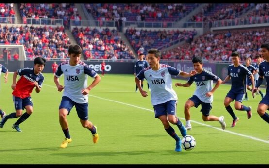 USMNT young players training during January Camp.