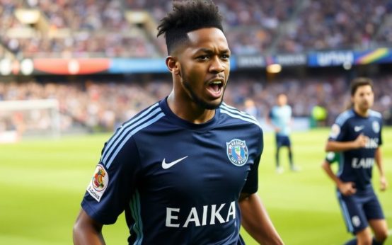 Earl Edwards Jr. in San Jose Earthquakes uniform during match.