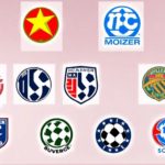 Collage of Major League Soccer logos through the years.