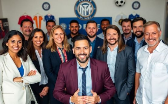 Inter Miami's new front office team with Messi's mentor.