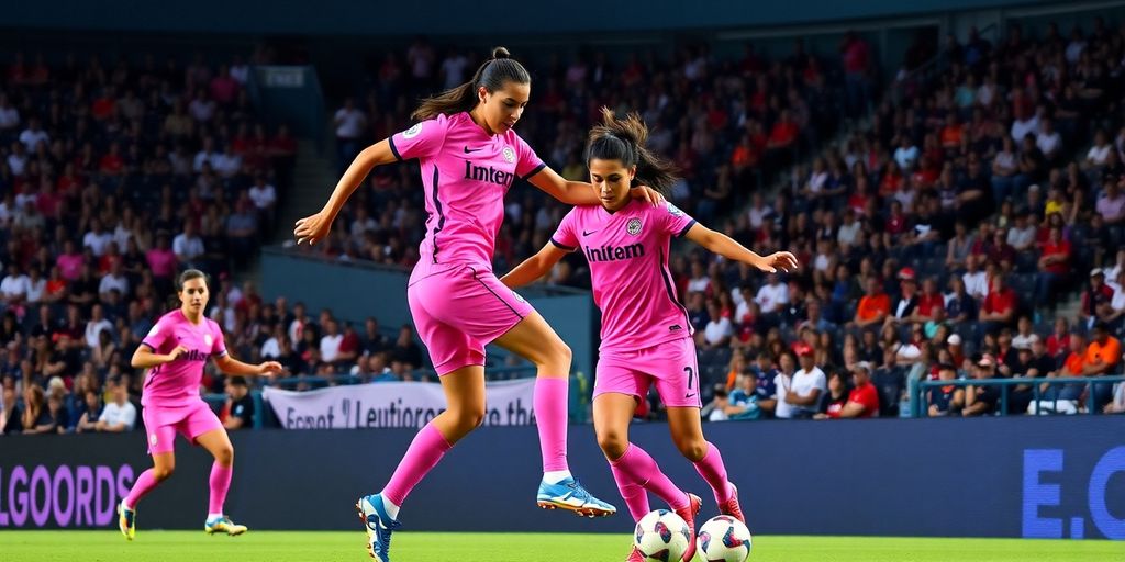 Inter Miami players in action against Charlotte FC.