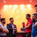 Inter Miami front office team in a strategic meeting.