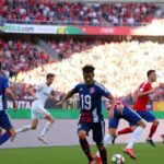 Soccer players in action during an MLS match.