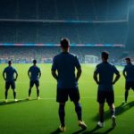 Inter Miami players warming up without Lionel Messi.